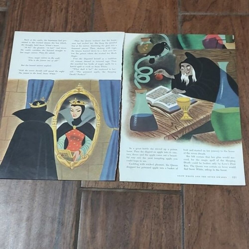 Sleeping Beauty Disney vintage 1965 Fantasyland decor princess pages